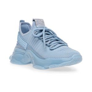 Steve Madden Women's Maxima Sneaker in Blue Size 8.5 Medium
